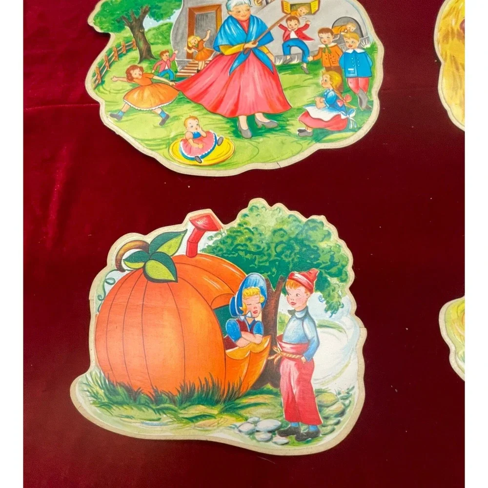 1956 Nursery Rhymes Con-Tact Cut-Out‎ ~ VERY RARE